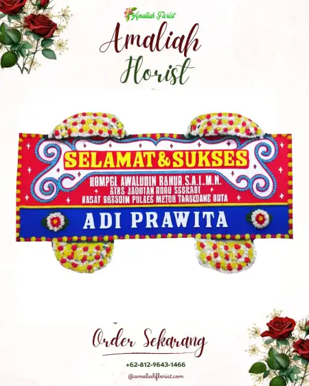 Papan Bunga Ucapan Selamat Condro
