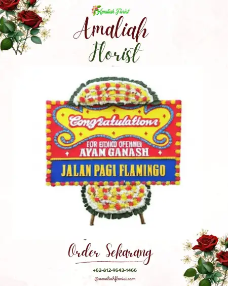 Sewa Papan Bunga Condro